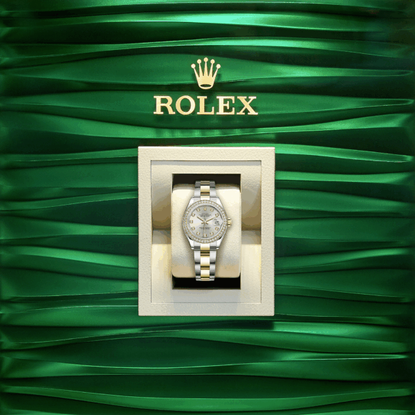 Rolex Lady-Datejust 28, Oystersteel and 18k Yellow Gold, Ref# 279383RBR-0007 - Image 5